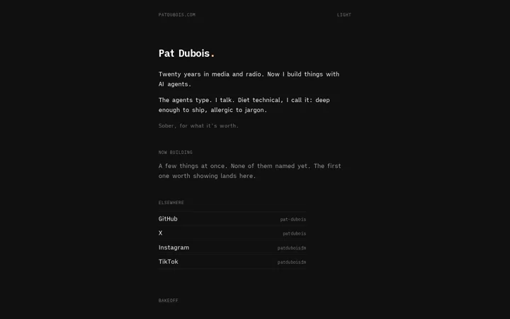 Signal - dark mode screenshot